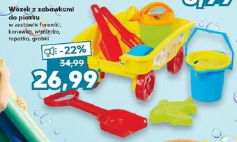 Kaufland Wózek z zabawkami do piasku oferta