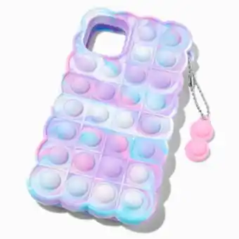 Claire's Pastel tie dye popper phone case - fits iphone® 11 oferta