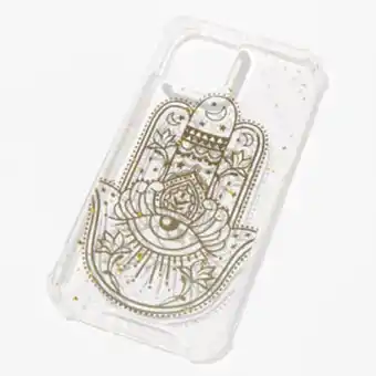 Claire's Gold hamsa hand clear phone case - fits iphone® 12/12 pro oferta