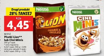 Lidl Płatki śniadaniowe Lion oferta