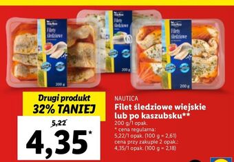 Lidl Filety śledziowe po kaszubsku Nautica Schwartz oferta