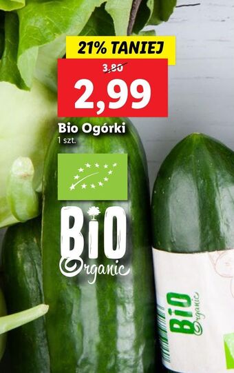 Lidl Ogórki Bio Organic oferta