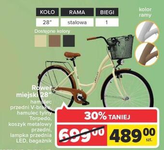 Carrefour Market Rower miejski 28" oferta