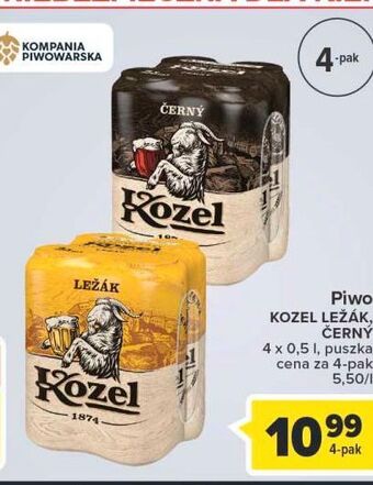 Carrefour Market Piwo Kozel Cerny oferta