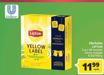 Carrefour Market Herbata Lipton Yellow Label Tea oferta