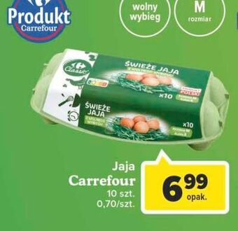 Carrefour Market Jaja z wolnego wybiegu kl. m Carrefour oferta