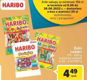 Carrefour Market Żelki kwaśne Haribo Miami oferta