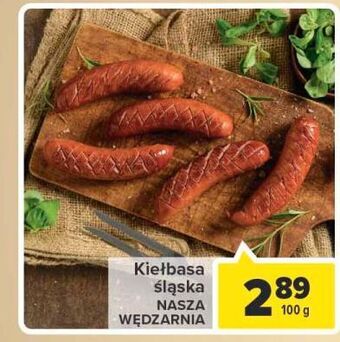 Carrefour Market Kiełbasa śląska Nasza Wędzarnia Carrefour oferta