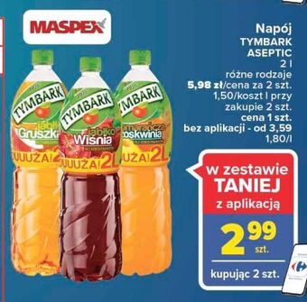 Carrefour Market Napój jabłko-wiśnia Tymbark 1936 oferta