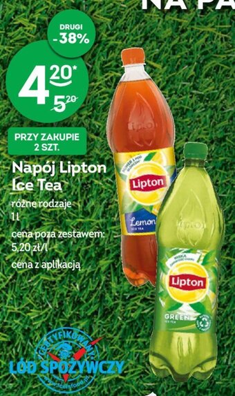Żabka Napój Lipton Ice Tea 1l oferta