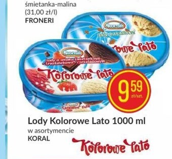 Pokusa Lody Koral oferta