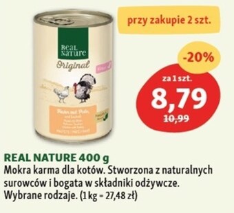 Maxi Zoo Karma dla kota Real Nature oferta