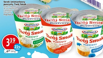 Prim Market Piątnica Twój Smak Serek śmietankowy puszysty ze szczypiorkiem 150 g oferta