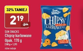 ALDI Chipsy zielona cebulka Sun Snacks oferta