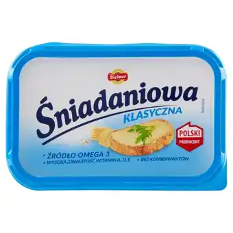 Lidl Bielmar Śniadaniowa Margaryna o zmniejszonej zawartości tłuszczu klasyczna 450 g oferta