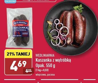 ALDI Kaszanka z wątróbką Wędliniarnia oferta