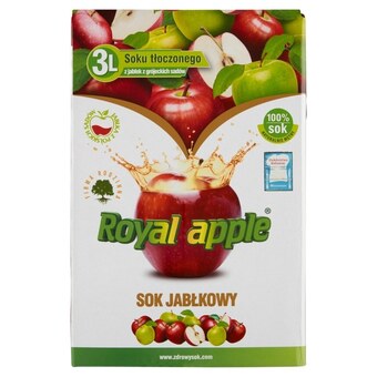 Selgros Royal apple Sok jabłkowy 3 l oferta