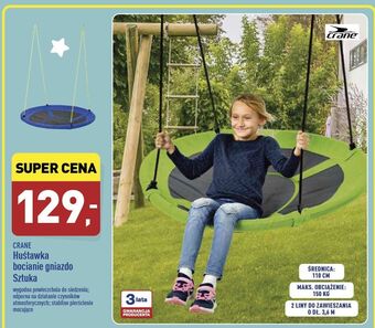 Huśtawka bocianie gniazdo Crane