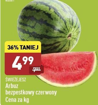 ALDI Arbuz bezpestkowy Świeże Jesz oferta