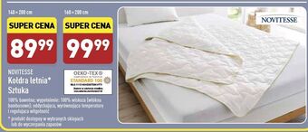 ALDI Kołdra letnia 140 x 200 cm Novitesse oferta