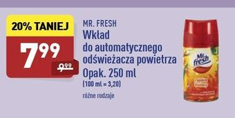 ALDI Wkład do odświeżacza tropical Mr. Fresh oferta