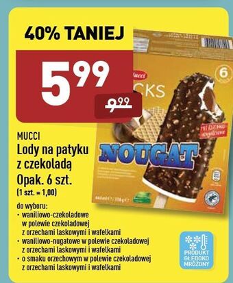 ALDI Lody nougat Mucci oferta