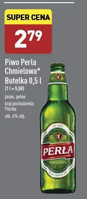 ALDI Piwo Perła Chmielowa oferta