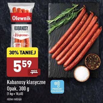 ALDI Kabanosy klasyczne wieprzowe Olewnik oferta