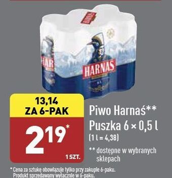 ALDI Piwo Harnaś Jasne Pełne oferta