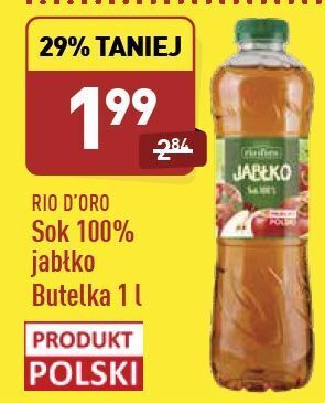 ALDI Sok jabłkowy Rio D'oro oferta