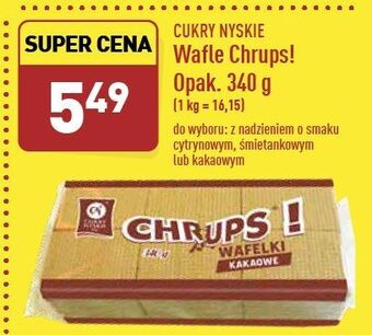 ALDI Wafelki cytrynowe Chrups oferta