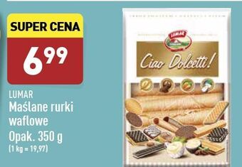 ALDI Rurki maślane waflowe Lumar oferta