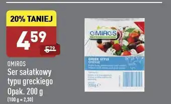 ALDI Ser feta bez laktozy Omiros oferta