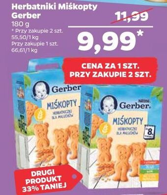 Netto Herbatniczki miśkopty Gerber Junior oferta