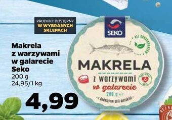 Netto Makrela w galarecie z warzywami Seko oferta