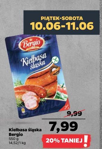 Netto Kiełbasa śląska Bergio oferta