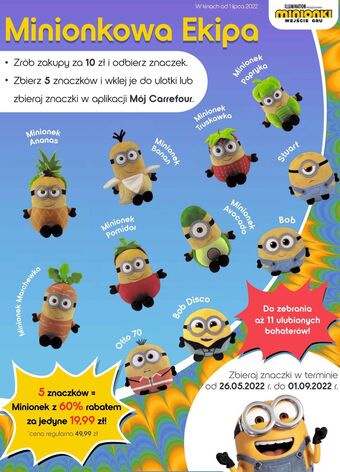 Carrefour Market Minionek ananas oferta