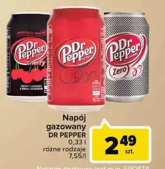 Carrefour Market Napój Dr Pepper oferta