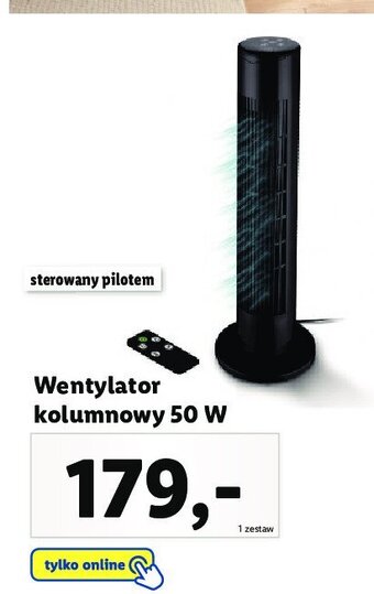 Lidl Wentylator kolumnowy 50 w oferta