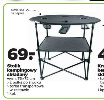 Netto Stolik kempingowy składany oferta