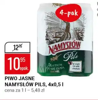 bi1 Piwo Jasne Namysłów Pils 4 x 0,5 l oferta