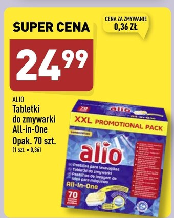 ALDI Tabletki do zmywarki Alio oferta