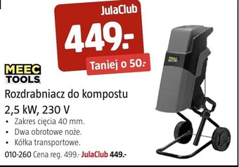 Jula Rozdrabniacz Meec Tools oferta