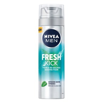 Makro Nivea MEN Fresh Kick Pianka DO Golenia 200 ml oferta