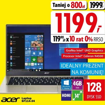 Media Expert Laptop Acer oferta