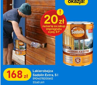 Castorama Lakierobejca Sadolin Extra 5l oferta