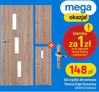 Castorama Skrzydło drzwiowe Roma Dąb Sonoma oferta