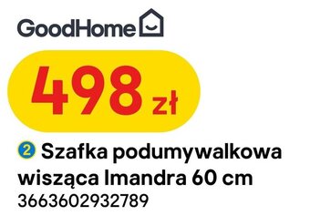 Castorama Szafka podumywalkowa wisząca Imandra 60cm oferta