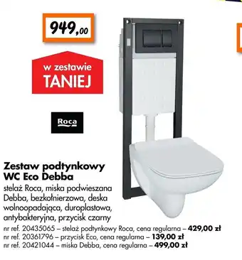 Bricoman Zestaw podtynkowy WC Eco Debba oferta