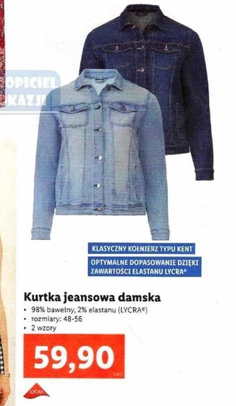 Lidl Kurtka jeansowa damska oferta